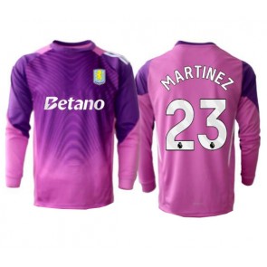 Aston Villa Emiliano Martinez #23 Brankář Alternativní Dres 2025-26 Dlouhým Rukávem Aston Villa Emiliano Martinez #23 Brankář Alternativní Dres 2025-26 Dlouhým Rukávem