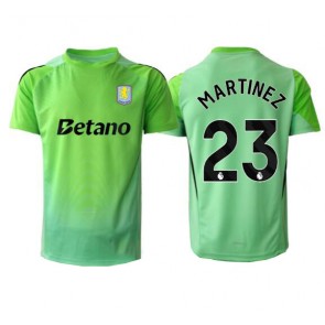 Aston Villa Emiliano Martinez #23 Brankář Venkovní Dres 2025-26 Krátkým Rukávem