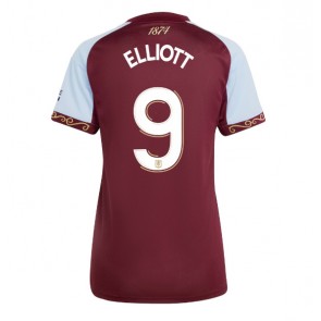 Aston Villa Harvey Elliott #9 Domácí Dres pro Dámy 2025-26 Krátkým Rukávem