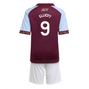 Aston Villa Harvey Elliott #9 Domácí dres komplet pro Děti 2025-26 Krátkým Rukávem (+ Krátké kalhoty)