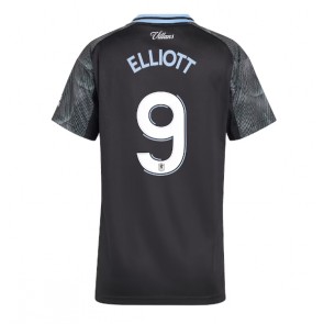 Aston Villa Harvey Elliott #9 Venkovní Dres pro Dámy 2025-26 Krátkým Rukávem Aston Villa Harvey Elliott #9 Venkovní Dres pro Dámy 2025-26 Krátkým Rukávem