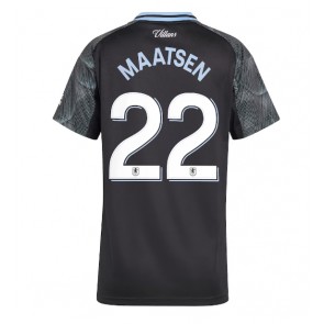 Aston Villa Ian Maatsen #22 Venkovní Dres pro Dámy 2025-26 Krátkým Rukávem Aston Villa Ian Maatsen #22 Venkovní Dres pro Dámy 2025-26 Krátkým Rukávem