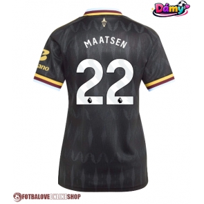 Aston Villa Ian Maatsen #22 Venkovní Dres pro Dámy 2026-27 Krátkým Rukávem