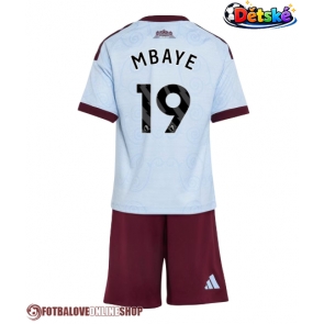 Aston Villa Ibrahim Mbaye #19 Alternativní dres komplet pro Děti 2026-27 Krátkým Rukávem (+ Krátké kalhoty)