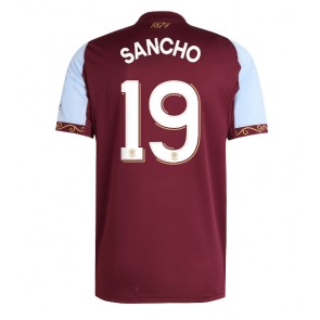 Aston Villa Jadon Sancho #19 Domácí Dres 2025-26 Krátkým Rukávem Aston Villa Jadon Sancho #19 Domácí Dres 2025-26 Krátkým Rukávem