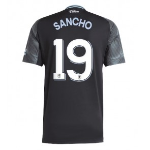Aston Villa Jadon Sancho #19 Venkovní Dres 2025-26 Krátkým Rukávem