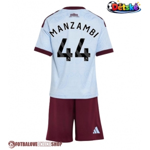 Aston Villa Johan Manzambi #44 Alternativní dres komplet pro Děti 2026-27 Krátkým Rukávem (+ Krátké kalhoty)