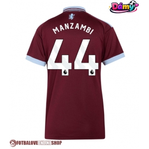 Aston Villa Johan Manzambi #44 Domácí Dres pro Dámy 2026-27 Krátkým Rukávem