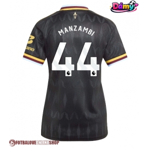 Aston Villa Johan Manzambi #44 Venkovní Dres pro Dámy 2026-27 Krátkým Rukávem