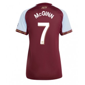 Aston Villa John McGinn #7 Domácí Dres pro Dámy 2025-26 Krátkým Rukávem