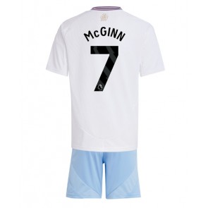 Aston Villa John McGinn #7 Venkovní dres komplet pro Děti 2024-25 Krátkým Rukávem (+ Krátké kalhoty)