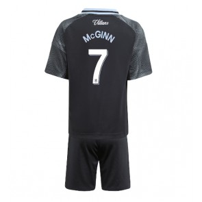 Aston Villa John McGinn #7 Venkovní dres komplet pro Děti 2025-26 Krátkým Rukávem (+ Krátké kalhoty)