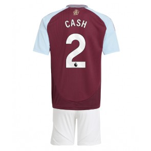 Aston Villa Matty Cash #2 Domácí dres komplet pro Děti 2024-25 Krátkým Rukávem (+ Krátké kalhoty)