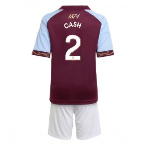 Aston Villa Matty Cash #2 Domácí dres komplet pro Děti 2025-26 Krátkým Rukávem (+ Krátké kalhoty)