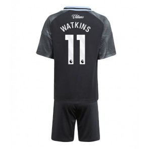 Aston Villa Ollie Watkins #11 Venkovní dres komplet pro Děti 2025-26 Krátkým Rukávem (+ Krátké kalhoty)