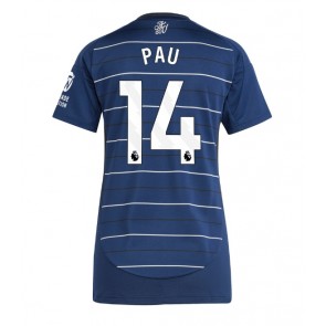 Aston Villa Pau Torres #14 Alternativní Dres pro Dámy 2024-25 Krátkým Rukávem
