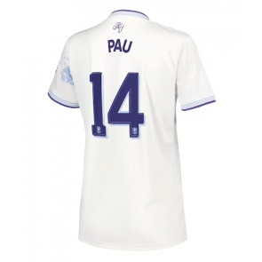 Aston Villa Pau Torres #14 Alternativní Dres pro Dámy 2025-26 Krátkým Rukávem