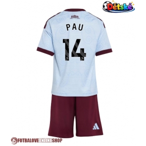 Aston Villa Pau Torres #14 Alternativní dres komplet pro Děti 2026-27 Krátkým Rukávem (+ Krátké kalhoty)