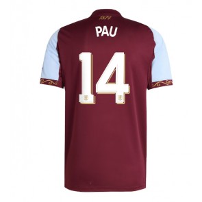 Aston Villa Pau Torres #14 Domácí Dres 2025-26 Krátkým Rukávem