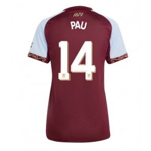 Aston Villa Pau Torres #14 Domácí Dres pro Dámy 2025-26 Krátkým Rukávem