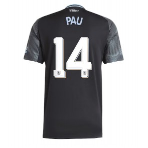 Aston Villa Pau Torres #14 Venkovní Dres 2025-26 Krátkým Rukávem