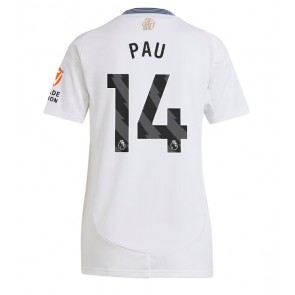 Aston Villa Pau Torres #14 Venkovní Dres pro Dámy 2024-25 Krátkým Rukávem