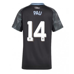 Aston Villa Pau Torres #14 Venkovní Dres pro Dámy 2025-26 Krátkým Rukávem Aston Villa Pau Torres #14 Venkovní Dres pro Dámy 2025-26 Krátkým Rukávem