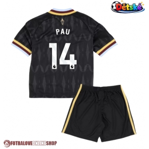 Aston Villa Pau Torres #14 Venkovní dres komplet pro Děti 2026-27 Krátkým Rukávem (+ Krátké kalhoty)