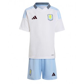 Aston Villa Venkovní dres komplet pro Děti 2024-25 Krátkým Rukávem (+ Krátké kalhoty)