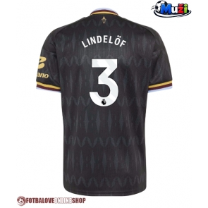 Aston Villa Victor Lindelof #3 Venkovní Dres 2026-27 Krátkým Rukávem