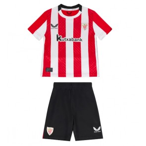 Athletic Bilbao Domácí dres komplet pro Děti 2024-25 Krátkým Rukávem (+ Krátké kalhoty)