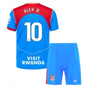Atletico Madrid Alex Baena #10 Alternativní dres komplet pro Děti 2025-26 Krátkým Rukávem (+ Krátké kalhoty)