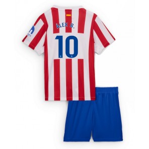 Atletico Madrid Alex Baena #10 Domácí dres komplet pro Děti 2025-26 Krátkým Rukávem (+ Krátké kalhoty)