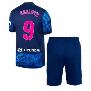 Atletico Madrid Alexander Sorloth #9 Alternativní dres komplet pro Děti 2024-25 Krátkým Rukávem (+ Krátké kalhoty)