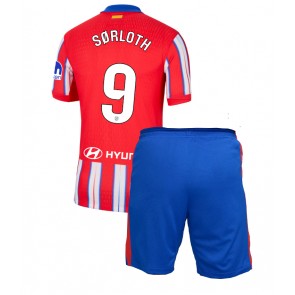 Atletico Madrid Alexander Sorloth #9 Domácí dres komplet pro Děti 2024-25 Krátkým Rukávem (+ Krátké kalhoty)