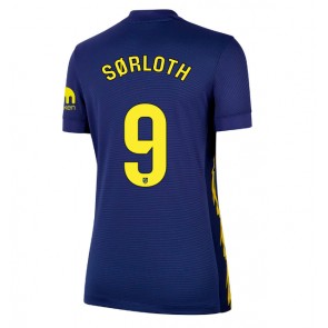 Atletico Madrid Alexander Sorloth #9 Venkovní Dres pro Dámy 2025-26 Krátkým Rukávem