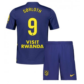 Atletico Madrid Alexander Sorloth #9 Venkovní dres komplet pro Děti 2025-26 Krátkým Rukávem (+ Krátké kalhoty)