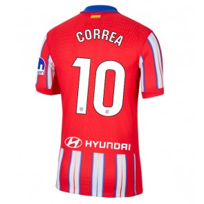 Atletico Madrid Angel Correa #10 Domácí Dres 2024-25 Krátkým Rukávem