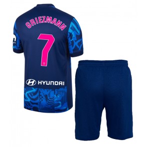 Atletico Madrid Antoine Griezmann #7 Alternativní dres komplet pro Děti 2024-25 Krátkým Rukávem (+ Krátké kalhoty)