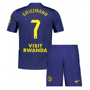 Atletico Madrid Antoine Griezmann #7 Venkovní dres komplet pro Děti 2025-26 Krátkým Rukávem (+ Krátké kalhoty)