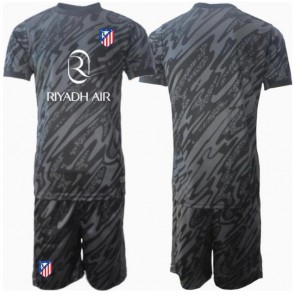 Atletico Madrid Brankář Domácí dres komplet pro Děti 2024-25 Krátkým Rukávem (+ Krátké kalhoty)