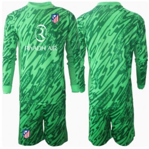 Atletico Madrid Brankář Venkovní dres komplet pro Děti 2024-25 Dlouhým Rukávem (+ Krátké kalhoty)