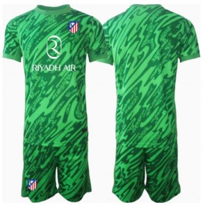 Atletico Madrid Brankář Venkovní dres komplet pro Děti 2024-25 Krátkým Rukávem (+ Krátké kalhoty)