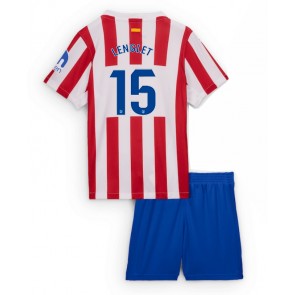 Atletico Madrid Clement Lenglet #15 Domácí dres komplet pro Děti 2025-26 Krátkým Rukávem (+ Krátké kalhoty)
