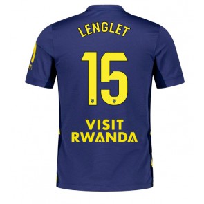 Atletico Madrid Clement Lenglet #15 Venkovní Dres 2025-26 Krátkým Rukávem Atletico Madrid Clement Lenglet #15 Venkovní Dres 2025-26 Krátkým Rukávem