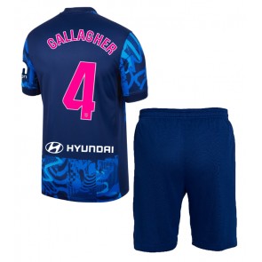 Atletico Madrid Conor Gallagher #4 Alternativní dres komplet pro Děti 2024-25 Krátkým Rukávem (+ Krátké kalhoty)