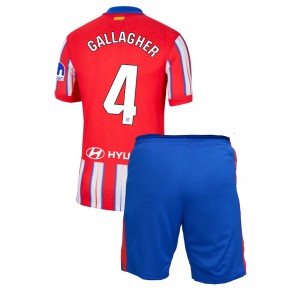 Atletico Madrid Conor Gallagher #4 Domácí dres komplet pro Děti 2024-25 Krátkým Rukávem (+ Krátké kalhoty)