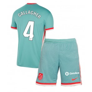 Atletico Madrid Conor Gallagher #4 Venkovní dres komplet pro Děti 2024-25 Krátkým Rukávem (+ Krátké kalhoty)