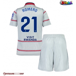 Atletico Madrid Cristian Romero #21 Alternativní dres komplet pro Děti 2026-27 Krátkým Rukávem (+ Krátké kalhoty)