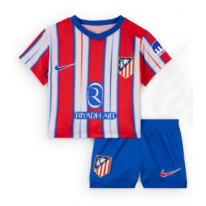 Atletico Madrid Domácí dres komplet pro Děti 2024-25 Krátkým Rukávem (+ Krátké kalhoty)